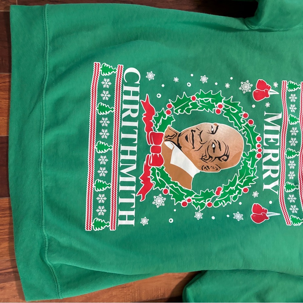 Jerzees Green Holiday Sweatshirt